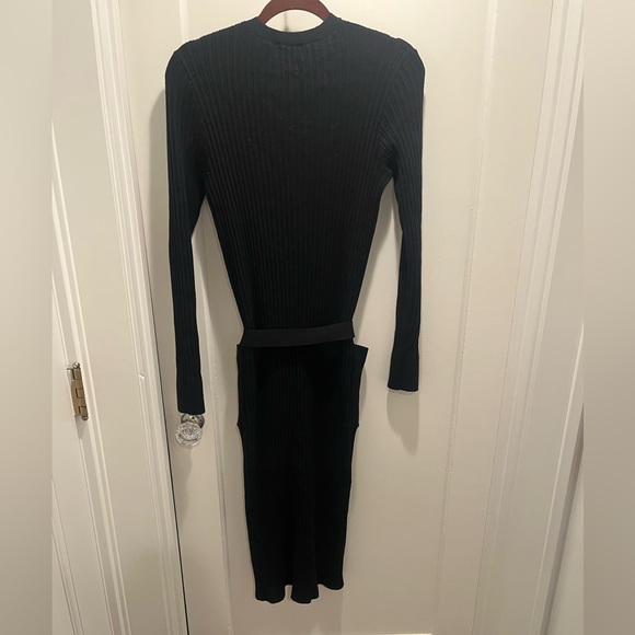 J.Crew Ribbed V-neck Sweater Dress - Picture 4 of 6